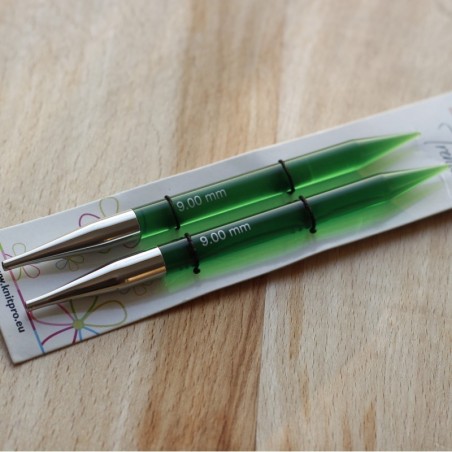 KnitPro druty 9,00mm  wymienne akrylowe Trendz